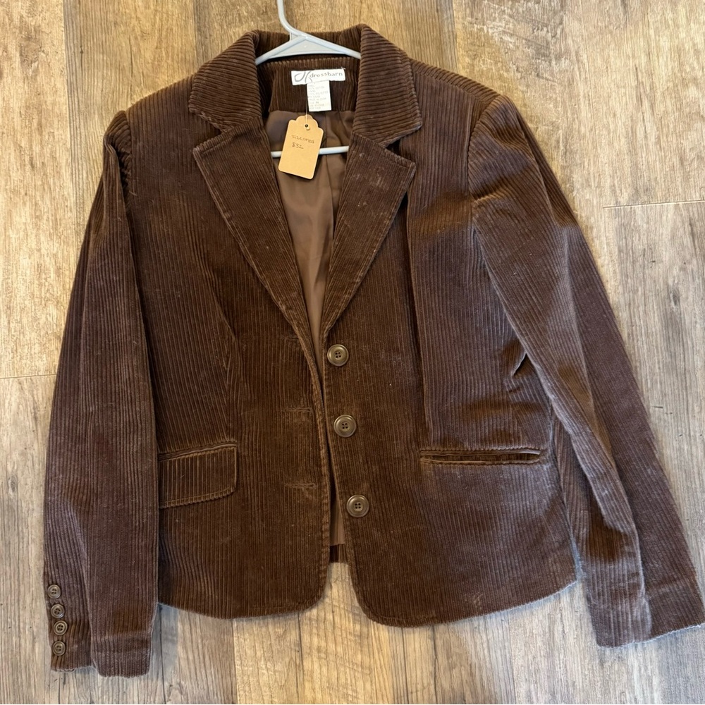 Brown Corduroy Blazer